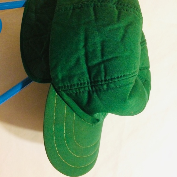 Trucker Hat with Ear Muffs, Green - Picture 7 of 8